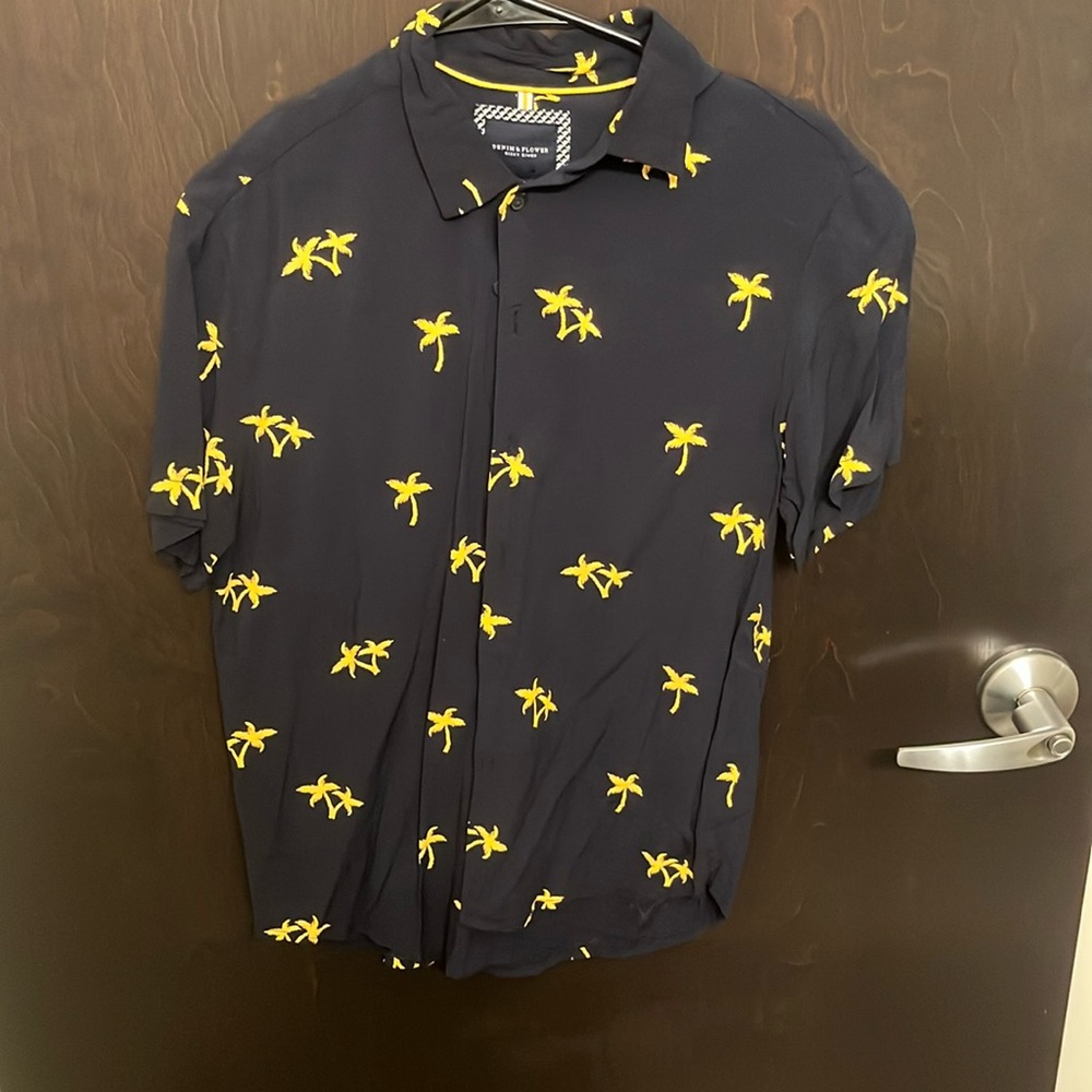 Denim & Flower Mens S Button Down Shirt